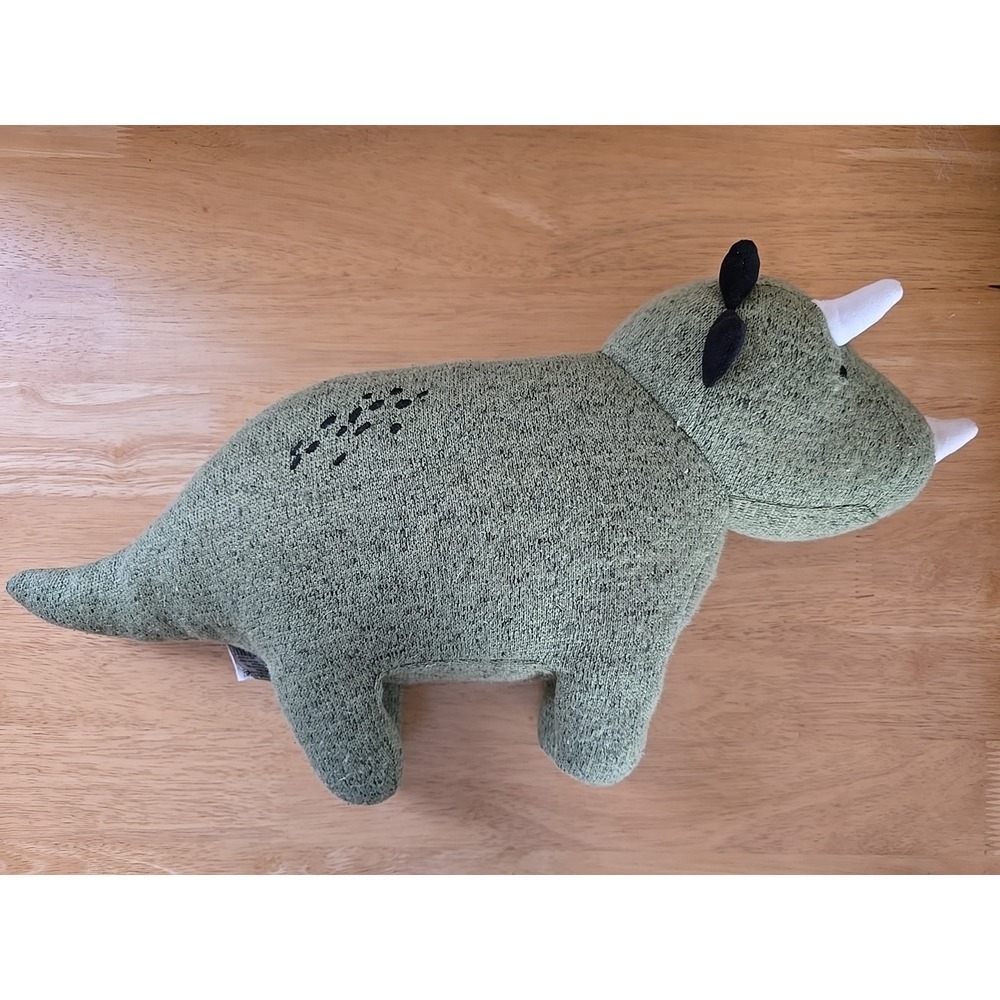 Pillowfort Triceratops Dinosaur Plush 21" Green Stuffed Animal Toy‎ Pillow